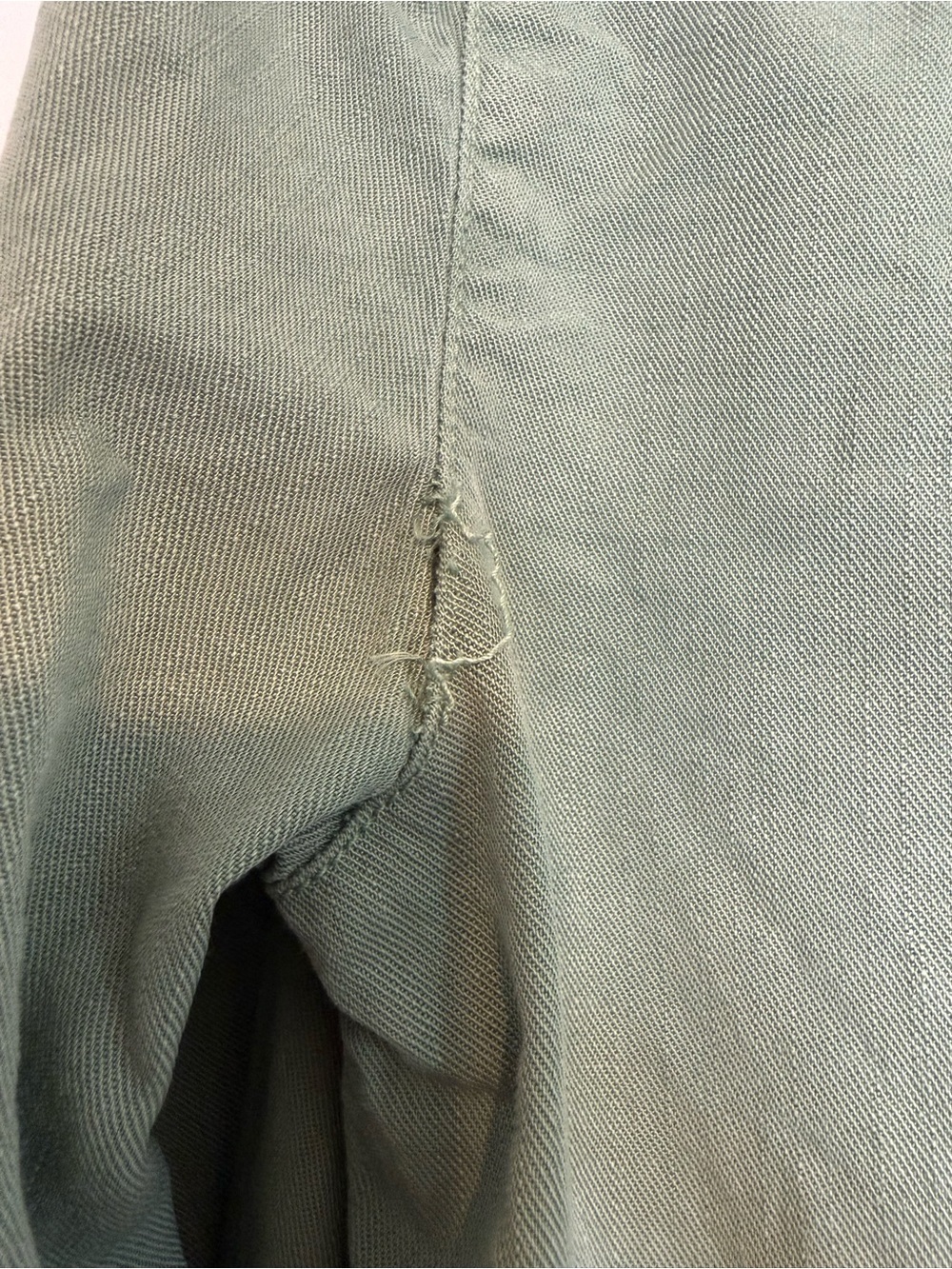 Olive Green Button-Up Shirt - Picture 8 of 9